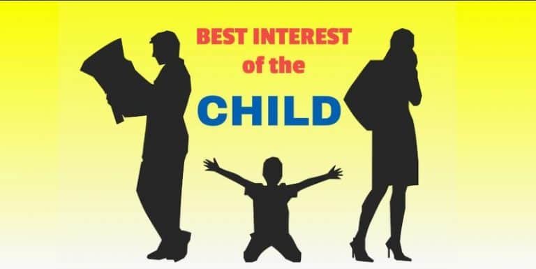 How to prove best interest of the child